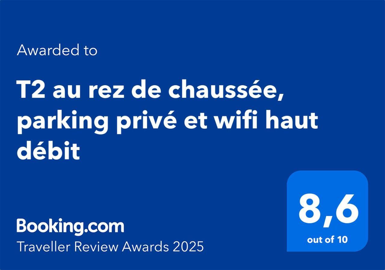 T2 Au Rez De Chaussee, Parking Prive Et Wifi Haut Debit Le Tampon Ngoại thất bức ảnh